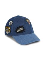 Kenzo Kids casquette à broderies - Bleu