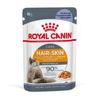 Royal Canin Hair & Skin Care in jelly natvoer kat (12x85 g) 2 dozen (24 x 85 g)