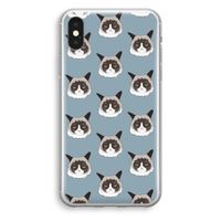 It's a Purrr Case: iPhone XS Transparant Hoesje - thumbnail