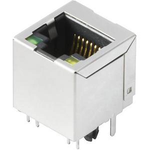 Weidmüller RJ45C5 T1V 3.2N4G/Y TY RJ45-aansluitstekker CAT 5 2562960000 Bus, inbouw verticaal Aantal polen 12 Zilver, Zwart 120 stuk(s)