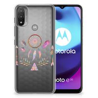 Motorola Moto E20 | E40 Telefoonhoesje met Naam Boho Dreamcatcher - thumbnail