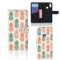 Samsung Galaxy A10s Book Cover Ananas