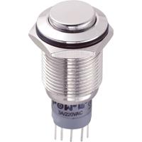 TRU COMPONENTS 701944 LAS2GQH-22Z/N/P Vandalismebestendige drukschakelaar 250 V/AC 3 A 2x aan/aan Continu IP67 1 stuk(s)