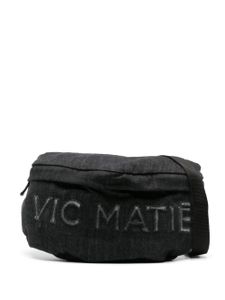 Vic Matie sac banane à logo embossé - Noir