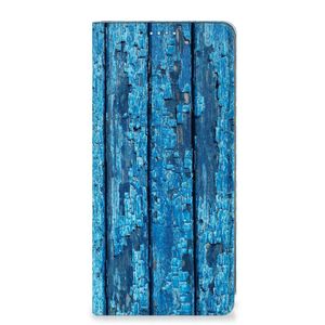 Samsung Galaxy A71 Book Wallet Case Wood Blue