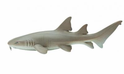Safari zeedieren Verpleegsterhaai junior 14 cm grijs/wit Safari zeedieren Verpleegsterhaai junior 14 cm grijs/wit