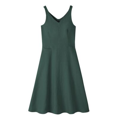 Linnen jurk, taxus 46