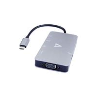 ZWARTE USB C ADAPTERUSB C NAAR USB3.0 RJ45 HDMI VGA