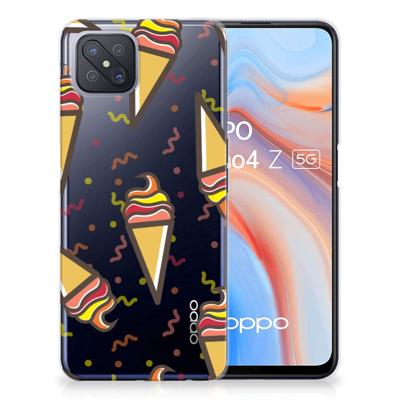 OPPO Reno4 Z | A92s Siliconen Case Icecream