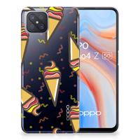 OPPO Reno4 Z | A92s Siliconen Case Icecream
