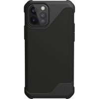 UAG - Metropolis backcover hoes - iPhone 12 / iPhone 12 Pro - Zwart + Lunso Tempered Glass - thumbnail