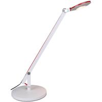 LED Bureaulamp - Tafelverlichting - Trion Amsterdam - 5W - Warm Wit 3000K - Rond - Mat Wit - Aluminium