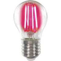 LightMe LM85314 LED-lamp Energielabel G (A - G) E27 Kogel 4 W Rood (Ø x l) 45 mm x 77 mm Filament / Retro-LED 1 stuk(s) - thumbnail