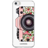 iPhone 5/5S/SE siliconen hoesje - Hippie camera