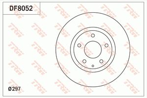 Remschijf TRW, Remschijftype: Geventileerd: , u.a. für Mazda