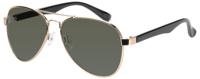 AZ Eyewear zonnebril unisex goud met groene lens (17 906 P)