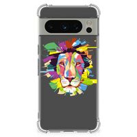 Google Pixel 8 Pro Stevig Bumper Hoesje Lion Color - thumbnail