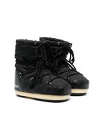 Moon Boot Kids bottines matelassées à lacets - Noir