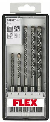 Flex HD 2-C D5-10 Set 5-delige SDS Plus Borenset 414026 Flex HD 2-C D5-10 Set 5-delige SDS Plus Borenset 414026