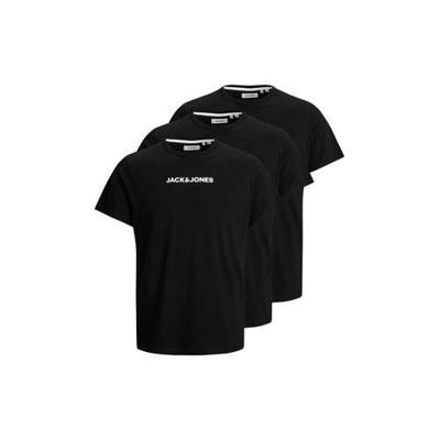 JACK & JONES T-shirt JACRAIN (set van 3) zwart