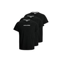 JACK & JONES T-shirt JACRAIN (set van 3) zwart
