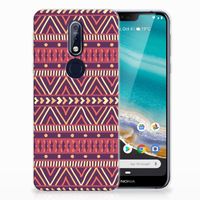 Nokia 7.1 TPU bumper Aztec Paars - thumbnail