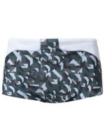 Amir Slama geometric print trunks - Vert