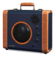 Crosley Soundbomb Portable Speaker System Blauw - Vintage Suitcase - thumbnail