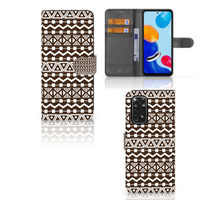 Xiaomi Redmi Note 11/11S Telefoon Hoesje Aztec Brown - thumbnail