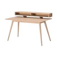 Gazzda Stafa desk houten bureau whitewash - 140 x 80 cm - thumbnail