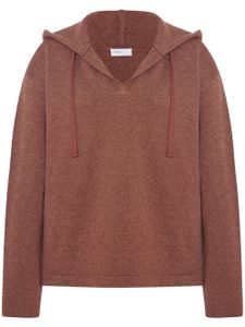 Rosetta Getty hoodie à lien de resserrage - Marron