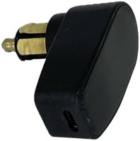 BAAS USB19 MINI USB-C oplader voor DIN4165-stopcontacten Stroombelasting (max.): 3.6 A 12/24 V