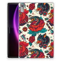 Tablet Backcover met foto voor Lenovo Tab P11 Gen 2 Old Skool