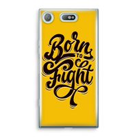 Born to Fight: Sony Xperia XZ1 Compact Transparant Hoesje