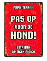 Plenty gifts Waakbord blik pas op voor de hond