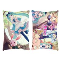 Hatsune Miku Pillow Miku In Wonderlan 50 X 35 Cm - thumbnail