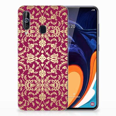 Siliconen Hoesje Samsung Galaxy A60 Barok Pink Siliconen Hoesje Samsung Galaxy A60 Barok Pink