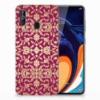 Siliconen Hoesje Samsung Galaxy A60 Barok Pink