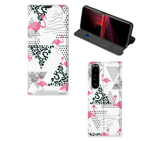 Sony Xperia 1 III Hoesje maken Flamingo Triangle - thumbnail