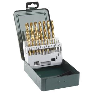 Bosch Accessories 2609255114 HSS Metaal-spiraalboorset 19-delig TiN DIN 338 Cilinderschacht 1 set(s)