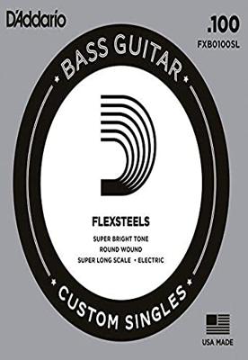 D'Addario FXB100SL Flex Steel Bass enkele snaren 100 Super Long Scale