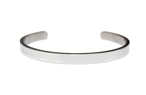 Key Moments 8KM-BM0012 Bangle met tekst strength comes from within one-size zilverkleurig