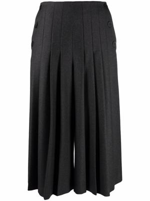 Christian Dior Pre-Owned 2010 pre-owned high waist culotte - Grijs