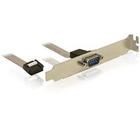 Delock sleufplaat > 1 x serieel voering: 1