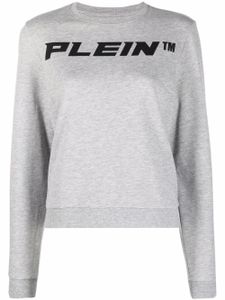 Philipp Plein sweat à logo imprimé - Gris