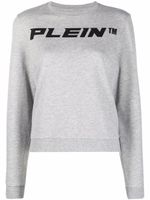 Philipp Plein sweat à logo imprimé - Gris - thumbnail