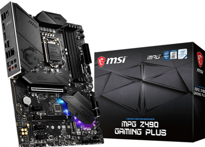 MSI MPG Z490 GAMING PLUS moederbord Intel Z490 LGA 1200 ATX