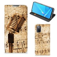 OPPO A52 | A72 Stand Case Bladmuziek - thumbnail