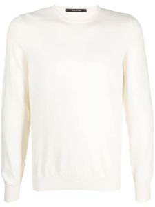 Tagliatore fine-knit wool jumper - Blanc