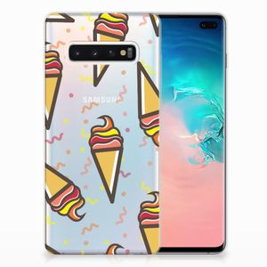 Samsung Galaxy S10 Plus Siliconen Case Icecream